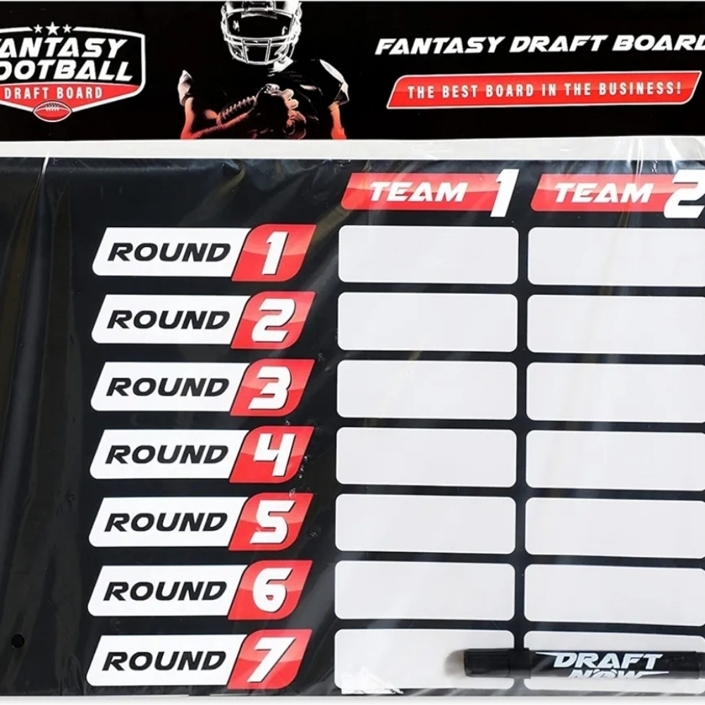 XL Fantasy Football Draft Board for the Football Season Kit
